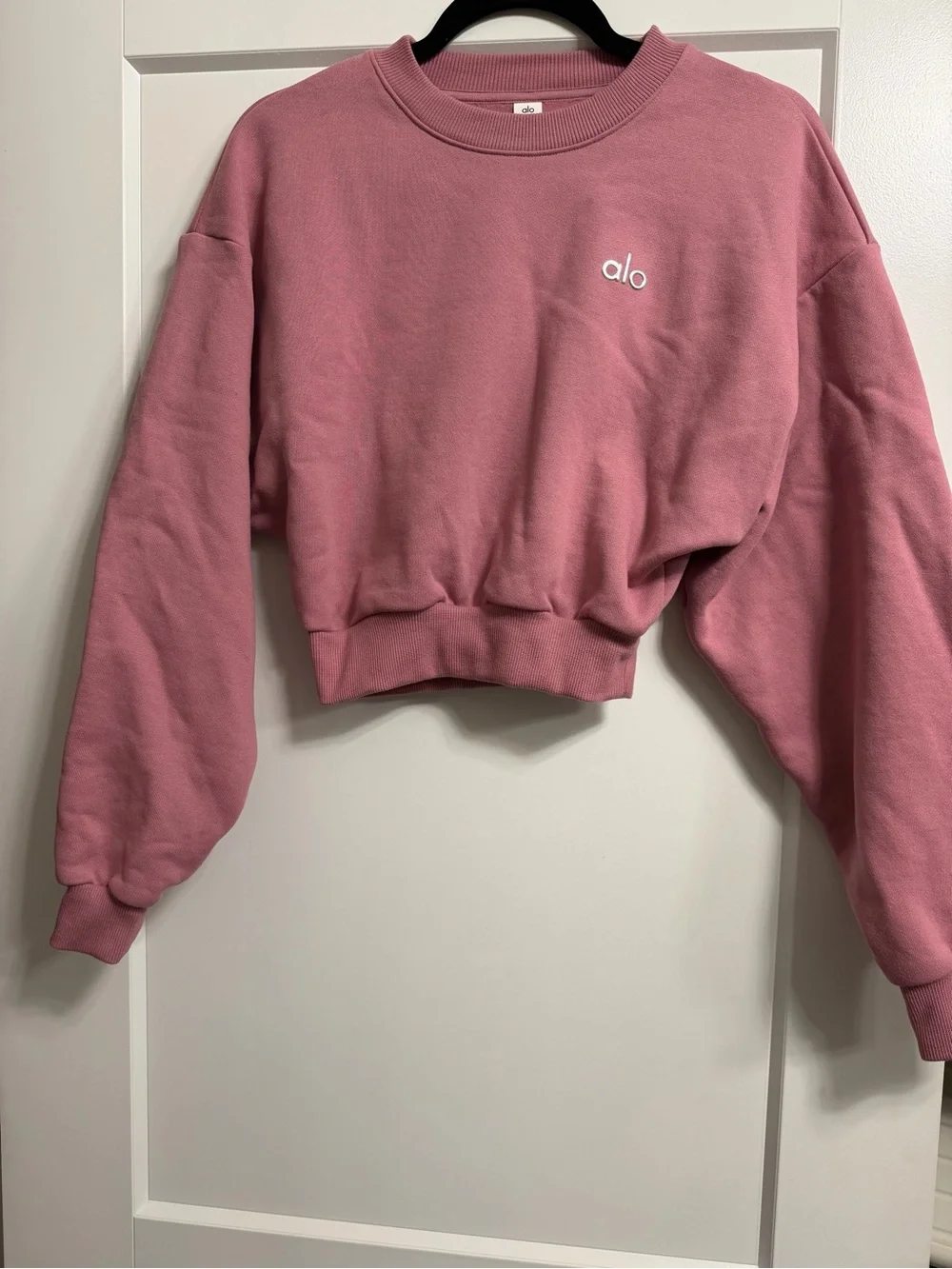 ALO Yoga cropped crewneck